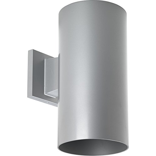 Progress Lighting P5641-82 1-Light Wall Cylinder at 6-Inches, Metallic Gray
