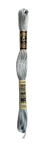 Image of DMC 6-Strand Embroidery Cotton Bundle - Antique Blue Color Family -6 Skeins of Thread - 8.7yd Skeins