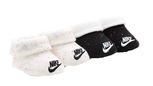Preisvergleich Produktbild Nike Girls Newborn Infant Booties 2-Pair Pack