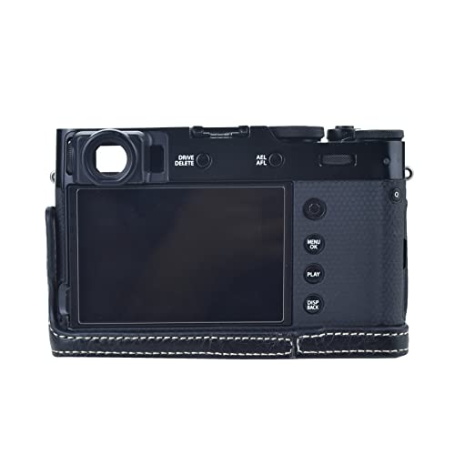 Funda para cámara Rieibi X100V cuero retro negro miniatura 5