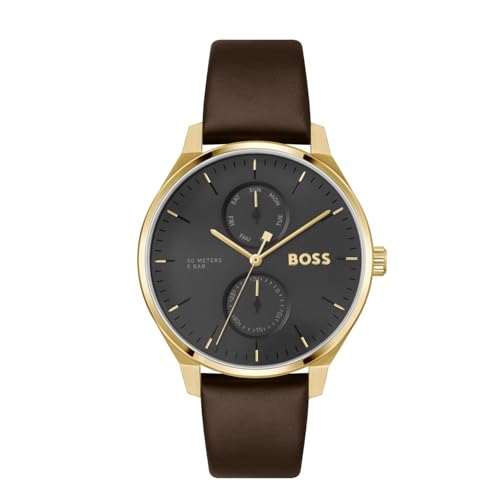 Hugo Boss AVERY Men’s Black Dial Stainless Steel Watch 1514211