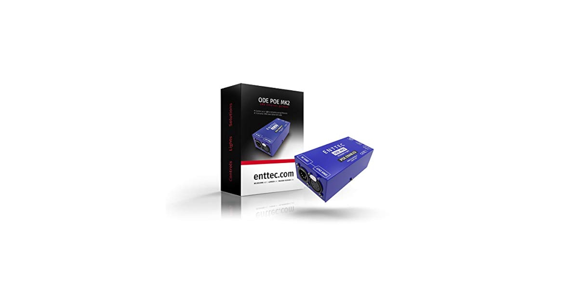 その他 ENTTEC ODE Mk2 PoE DMX ENTTEC ODE POE Mk2 1-Port DMX Ethernet Gateway with PoE