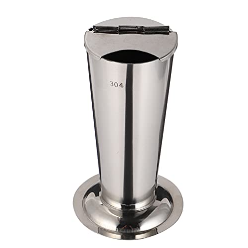 Scicalife Stainless Disinfection Case, Forceps Jar Stainless Steel Forceps Instruments Tweezers Holder Tube for Tattoo Cotton Ball Gauze Tampon(9cm)