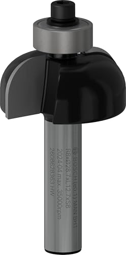 Bosch Professional Zubehör 2608628363 Hohlkehlfräser 8 mm, R1 8 mm, D 28,7 mm, L 13 mm, G 54 mm – Ansicht 1