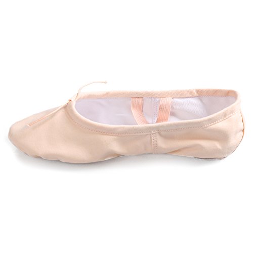 DKZSYIM Ballet Canvas Dance Shoes Slipper Yoga Flat Split Sole for Girls,CBC2