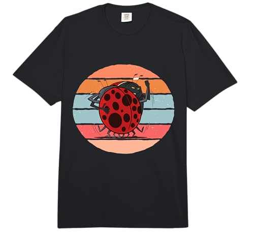 Dos Mariquitas Divertidas Bailan Juntas, Insectos. Comfort Colors Adult Heavyweight T-Shirt