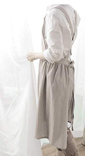 Aprons For Women Girls Plus Size, Retro Vintage Kitchen Cooking Apron With Ties #TOP5