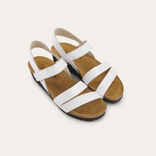 Image of NAOT Kayla Women's Sandals - Supportive 3-Strap Design with Backstrap, Cork & Latex Footbed - Arch Support - Travel-Friendly Comfortable Walking Sandals for All-Day Wear