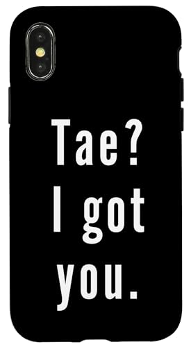 Tae? Ti ho preso. Custodia per iPhone X/XS