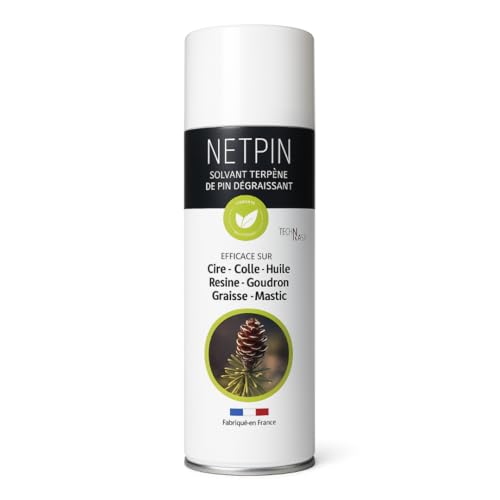 Spray végétal dégraissant et dissolvant multi-usages – Élimine colle, résine, mastic, cire, goudron, graisses et autocollants – Résultat immédiat – Aérosol 400 ml