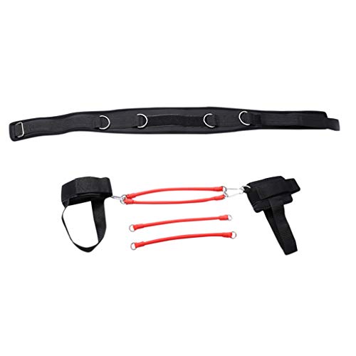 YunZyun Fitness Training Resistance Belt Leg Strength Training Muscle Belt Band, Bounce Strength