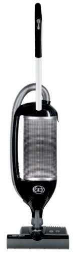 SEBO 9807AM Felix 1 Premium Onyx Upright Vacuum with Parquet, Black/Silver - Corded