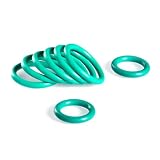 1 pezzo di O-ring FKM verdi, 554 mm x 540 mm x 7 mm, rondelle resistenti a olio e carburante