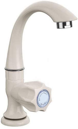 Glossy PVC Swan Neck Tap for Kitchen/Bathroom Wash Basins/faucets (Big Neck, White)-image-21