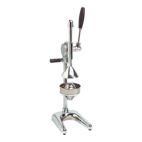 Spremifrutta manuale cromato con ogiva inox e piedini in gomma, altezza 50 cm