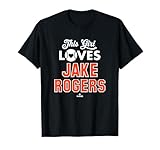 This Girl Loves Jake Rogers Detroit Baseball MLBPA T-Shirt