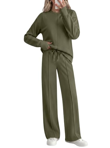 Casly Lamiit 2 Piece Sets for Women Wide Leg Pants