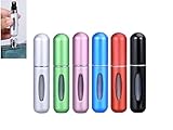 PACK DE 6 UNIDADES – Pack 6 unidades de nuestros atomizadores recargables de 5ML, de diferentes colores (Negro, Gris, Azul, Verde, Rosa, Rojo), adecuado para todos los gustos.