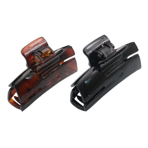 Pinzas para cabello celuloide acetato 2 piezas miniatura 1