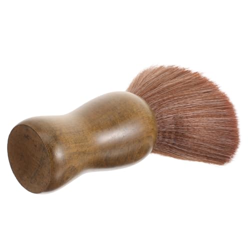 HAPINARY Beard Brush for Men Shaving Tool Wooden Handle Portable Quality Material Gentle on Skin Random Color