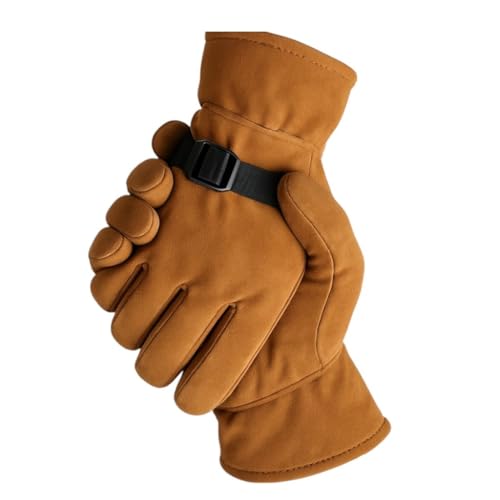 Image of TLN Genuine Leather Gloves for Men | Premium Soft Driving, Biking & Winter Gloves, Warm, Stylish & Durable Hand Gloves for Outdoor & Daily Use