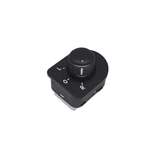 ZEALfix Commande Reglage Rétroviseur Bouton 1J1959565D pour Golf IV New Beetle Cabrio Electrique Interrupteur pour Bora Cabriolet Variant Cover