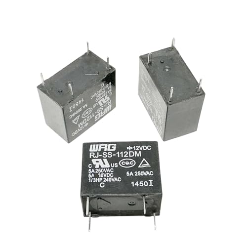 RJ-SS-112DM/105DM1/124DM/124DM1/112DM1-S ; (32F-1A-12V/5V/24V-5A/10A) Relay 4pins(RJ-SS-112DM 12V-5A)
