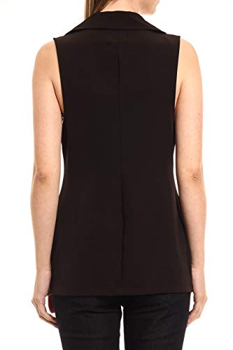 Sommer Colete Longo Feminino, P, Preto