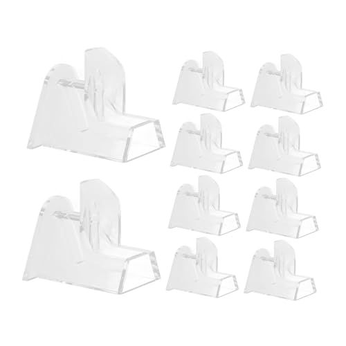 PRETYZOOM Stylish Acrylic Eyeglass Display Stand 10pcs Glasses Holder for Organizing Sunglasses Eyeglasses Stand