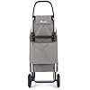 ROLSER I-Max Tweed 2 Wheel Foldable Shopping Trolley - Gray