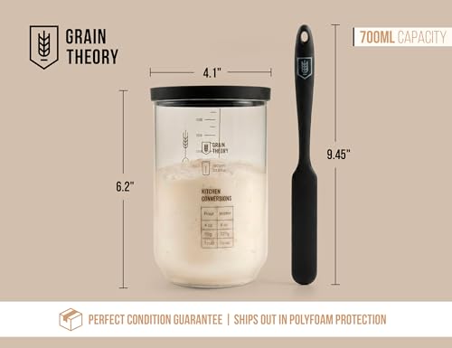 Kit de masa madre Kook para evitar fermentaciones fallidas con termómetro útil 8