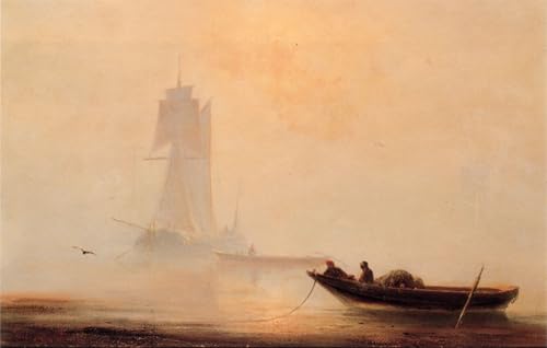 Tableau Toile Bateaux de pêche Ivan Ayvazovsky 60x90cm SERENDIPITP