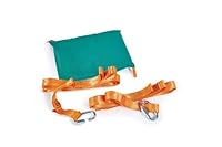 Hape Nature Fun Taschen Schaukel - mit Aufbewahrungstasche, Outdoor Schaukel, tragbare Hängeschaukel, Gartenspielzeug, Abenteuer- und Kletterspielzeug, bis 100 kg, für Kinder ab 5 Jahre