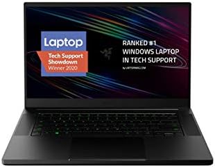 Blade 15 Base Gaming Laptop 2020: Intel Core i7-10750H 6-Core, NVIDIA GeForce RTX 2060, 15.6" FHD 1080p 144Hz, 16GB RAM, 512GB SSD, CNC Aluminum, Chroma RGB Lighting, Thunderbolt 3, Black