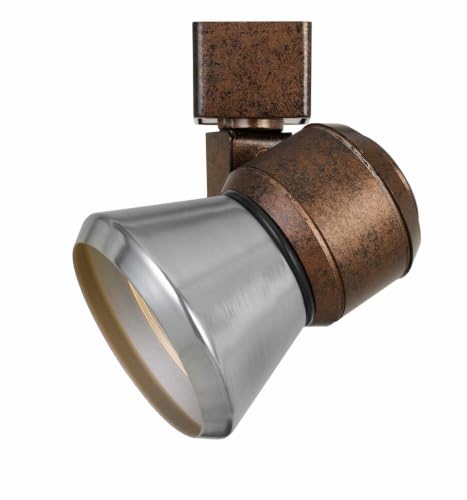 Cal Lighting HT-888RU-CONEBS 10W dimmable Integrated LED Track Fixture, 700 Lumen, 90 CRI, Rust