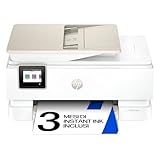 HP Envy Photo 7930 B63K5B, Stampante Multifunzione a Getto d'Inchiostro A4 a Colori, Foto, Fronte/Retro Automatico, 22 ppm, app, 3 Mesi di Inchiostro Instant Ink Inclusi, Bianca