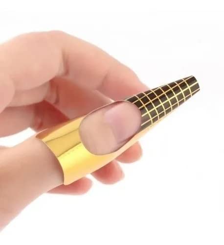 100 Molde Adesivo Para Alongamento e Porcelana Unhas Coração