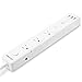 VOCOlinc PM2 Smart Wi-Fi Power Strip, Surge Protector, Outlet C Power Meter, Timer, Works w/HomeKit, Alexa, Google Assistant, 2.4GHz (3 Outlets + 3 USBs - a QC 3.0 USB)