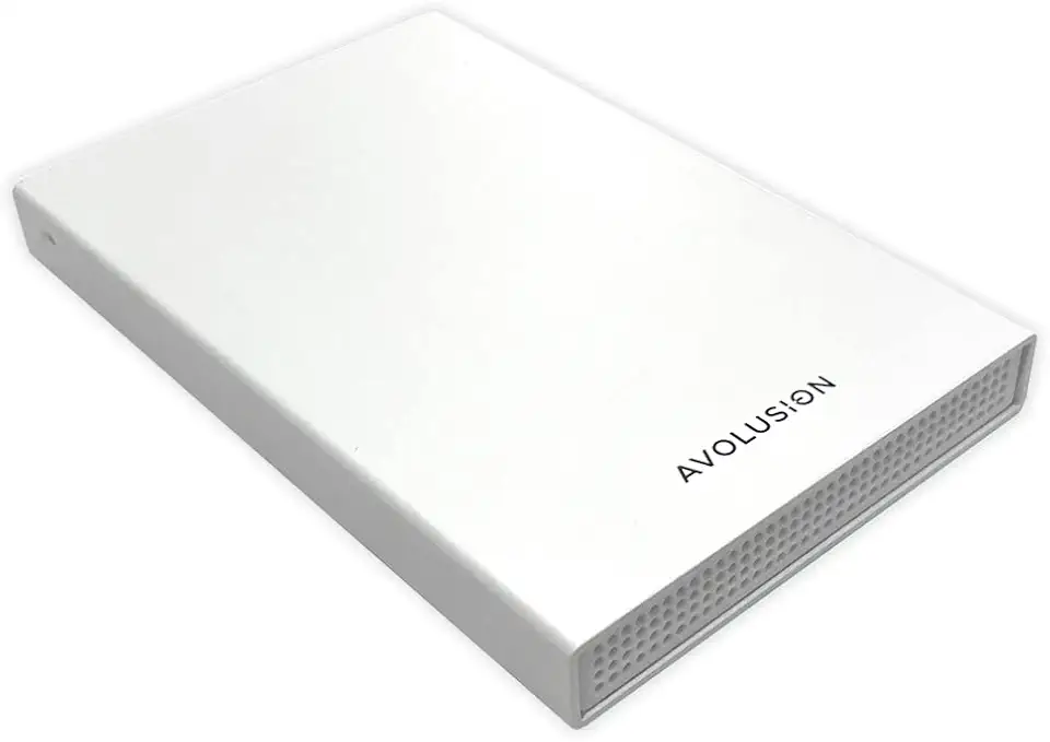 Avolusion HD250U3-WH Disco rígido externo portátil para jogos PS5 de 1 TB, USB 3.0, cor branca (PS5 pré-reformado)