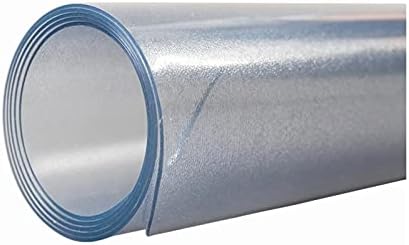 ZWYSL Floor Mats for Office Carpet Protector Frosted Waterproof Oil-Proof Scald-Proof Scratch-Resistant can be Customized for All Kinds of Floors (Color : Clear-1.5mm, Size : 160x230cm)