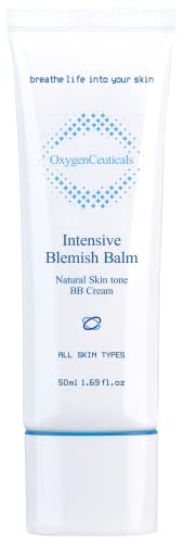 Premium Beauty Balm, Oxygenceuticals Intensive Blemish Balm, Conceals Imperfections, Brightening, Moisturizing, Soothing, Bb Cream Korean Skin Care,, For All Skin Types, 50 Ml/1.69 Oz #TOP4