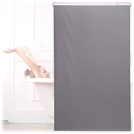 Halb-Kassetten Duschrollo Duschvorhang Dusche Rollo Seilzug Badewannen