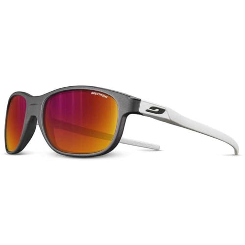 Julbo Arcade Gafas de Sol, Mat/Matt White Gray, 6-10 Years Unisex niños