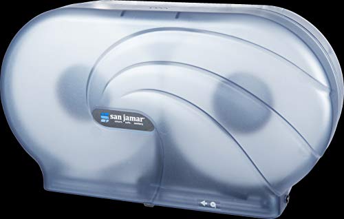 Distributeur San Jamar R4090 Jumbo double bleu arctique robuste - 2
