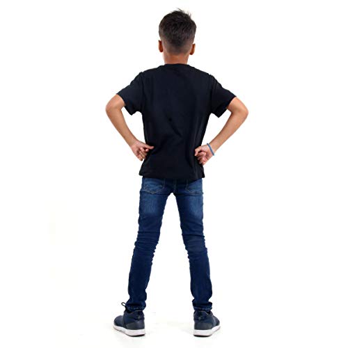 Sulamericana Fantasias Camiseta Nerf Luxo Infantil, M 6/8 Anos, Preto/Laranja