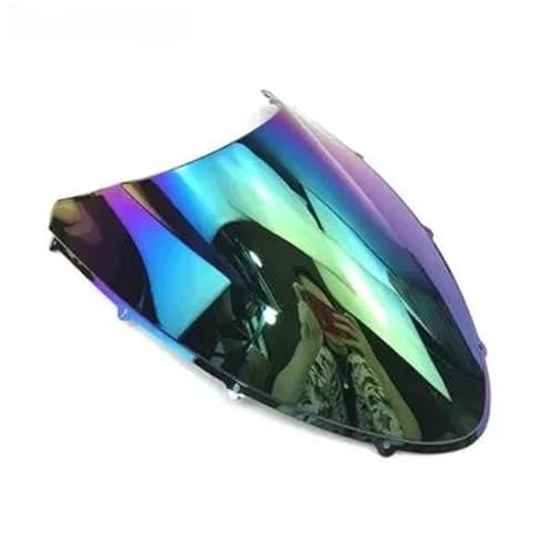 Pare-brise double bulle aérodynamique noir et clair pour moto 1198