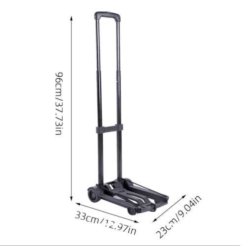 Carrito de compras plegable de hierro liviano resistente para tiendas 3