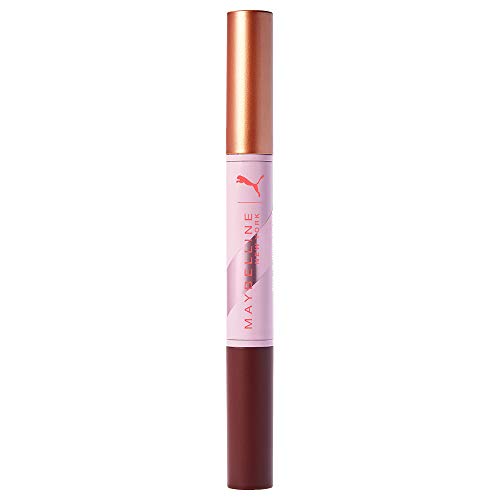 Maybelline Unisex New York Ombretto Doppio Utilizzo Matte Metalizzato Collezione Puma Edizion MAYBELLINE METALLIQUE EYE PROFILER DUO STICK 05 HEAT FLASH 1UN, Black, 1.65 G UK