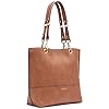 Calvin Klein Sonoma Reversible Novelty North/South Tote, Caramel