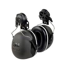 3M PELTOR Cap Mount Earmuffs, Black
